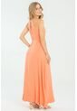 Vestido Halter Michelle Naranja Ragged Pf11511366 de Ragged