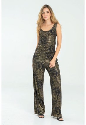 Pantalon Cleo Brillo Dorado Ragged Pf11310823