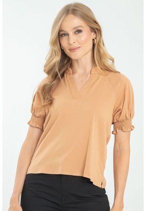 Blusa Hakiki Beige Ragged Pf11112913