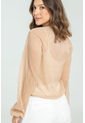 Blusa Silver Plisada Beige Ragged Pf11112854 de Ragged