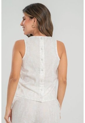 Blusa Nhovos Plateado Ragged Pf31113423