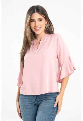 Blusa Karina Rosa Ragged Pf31113445