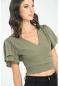 Blusa Lauren Verde Ragged Pf11112906 de Ragged