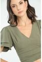 Blusa Lauren Verde Ragged Pf11112906 de Ragged