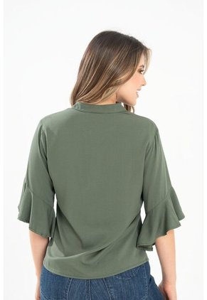 Blusa Karina Verde Ragged Pf31113445