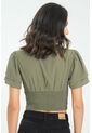 Blusa Lauren Verde Ragged Pf11112906 de Ragged
