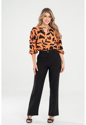 Blusa Khali Naranja Ragged Pf31113461