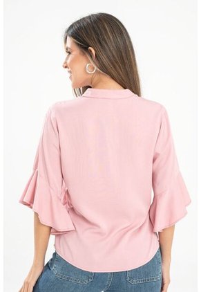 Blusa Karina Rosa Ragged Pf31113445