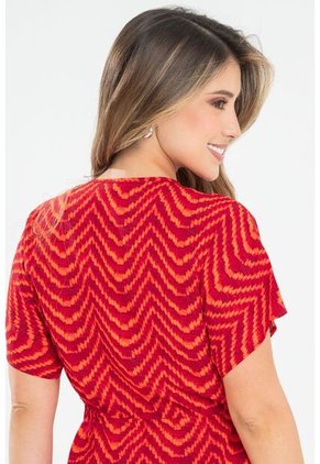 Blusa Fhaux Naranja Ragged Pf31113451