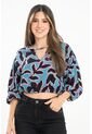 Blusa Khali Azul Ragged Pf31113461 de Ragged