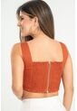 Crop Top Heffing Café Ragged Pf31113448 de Ragged