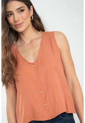 Camisa Camile Rosa Ragged Pf11112925