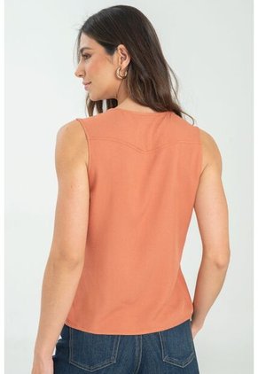 Camisa Camile Rosa Ragged Pf11112925