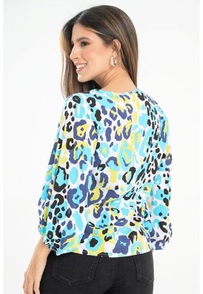 Blusa Shlate Azul Ragged Pf31113471