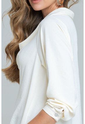 Blusa Reghalt Beige Ragged Pf12110849