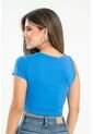 Crop Top Khlara Azul Ragged Pf31122308 de Ragged