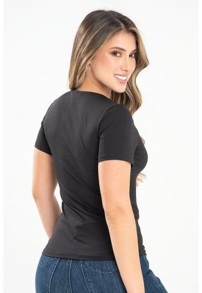 Top Harielle Negro Ragged Pf31122303