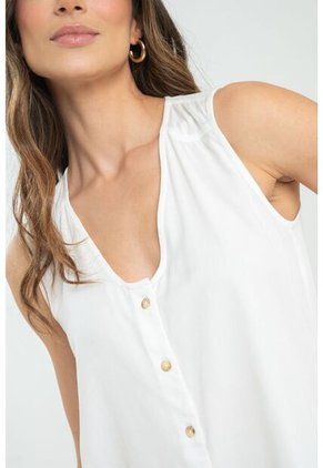 Camisa Camile Blanco Ragged Pf11112925