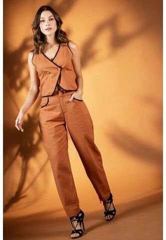 Chaleco Harper Café Ragged Pf11150038 Ragged