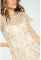 Vestido Corto Chloe Beige Ragged Pf11511368 de Ragged