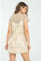 Vestido Corto Chloe Beige Ragged Pf11511368 de Ragged