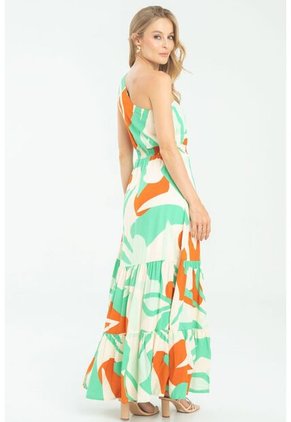 Vestido Mucura Verde Ragged Pf11511359