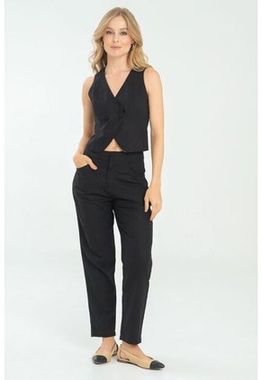 Chaleco Harper Negro Ragged Pf11150038