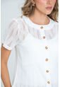 Blusa Nina Blanco Ragged Pf11113052 de Ragged