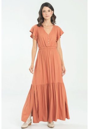 Vestido Rominica Rosa Ragged Pf11511367