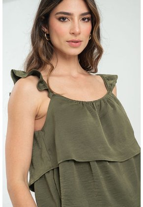 Blusa Millie Verde Ragged Pf11112952