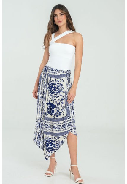Falda Annina Azul Ragged Pf11320501