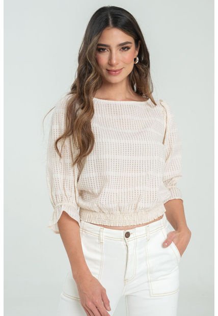 Blusa Marruecos Blanco Ragged Pf11112937