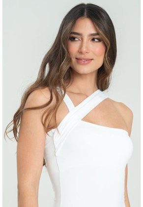 Body Attico Blanco Ragged Pf13100036