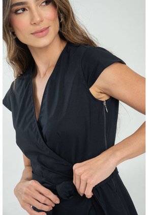 Vestido Midi Khaylee Azul Ragged Pf11511370