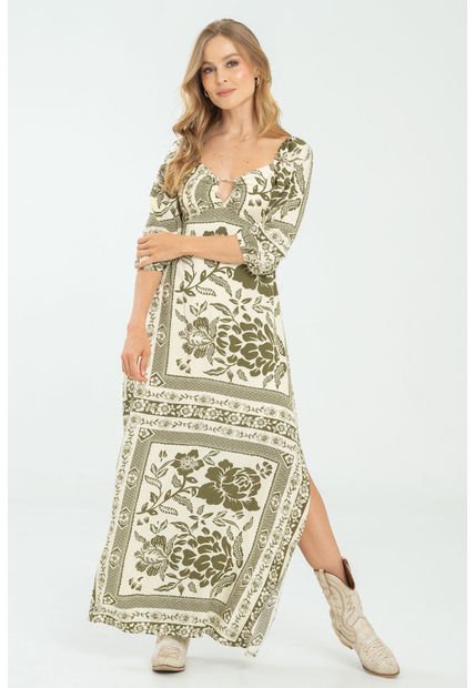 Vestido Allyson Verde Ragged Pf11511369
