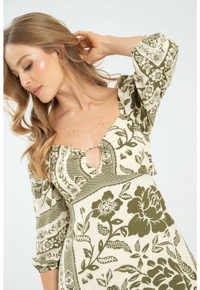 Vestido Allyson Verde Ragged Pf11511369