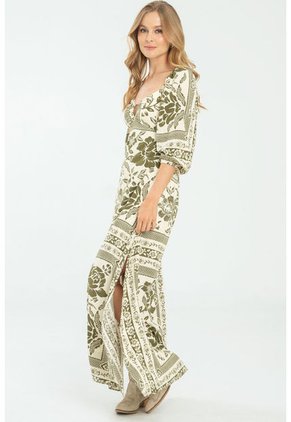 Vestido Allyson Verde Ragged Pf11511369