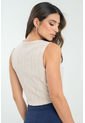 Chaleco Tejido Elena Beige Ragged Pf11150041 de Ragged