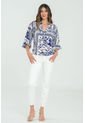 Blusa Lillie Azul Ragged Pf11112942 de Ragged