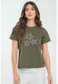 Camiseta Estrellas Verde Ragged Pf21120094 de Ragged