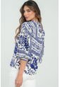 Blusa Lillie Azul Ragged Pf11112942 de Ragged