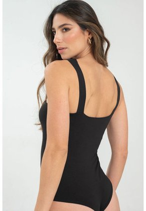 Body Attico Negro Ragged Pf13100036