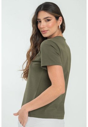 Camiseta Estrellas Verde Ragged Pf21120094