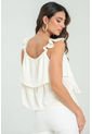 Blusa Millie Blanco Ragged Pf11112952 de Ragged