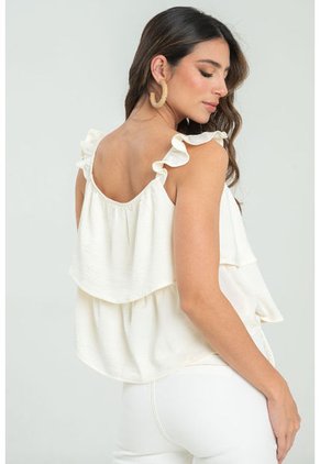 Blusa Millie Blanco Ragged Pf11112952