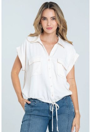 Camisa Haikure Blanco Ragged Pf11113055