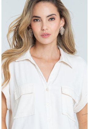 Camisa Haikure Blanco Ragged Pf11113055