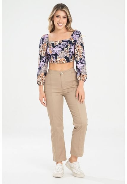 Blusa Lhotus Azul Ragged Pf31113434