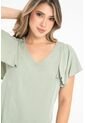 Blusa Monaco Verde Ragged Pf31113442 de Ragged