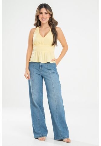 Blusa Lauren Amarillo Ragged Pf31113412 Ragged